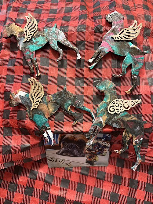 Boxer Angel Ornaments