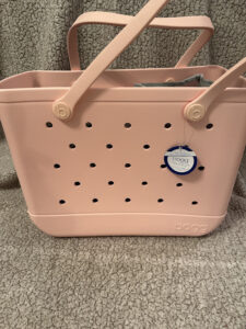 Pink Bogg Bag basket